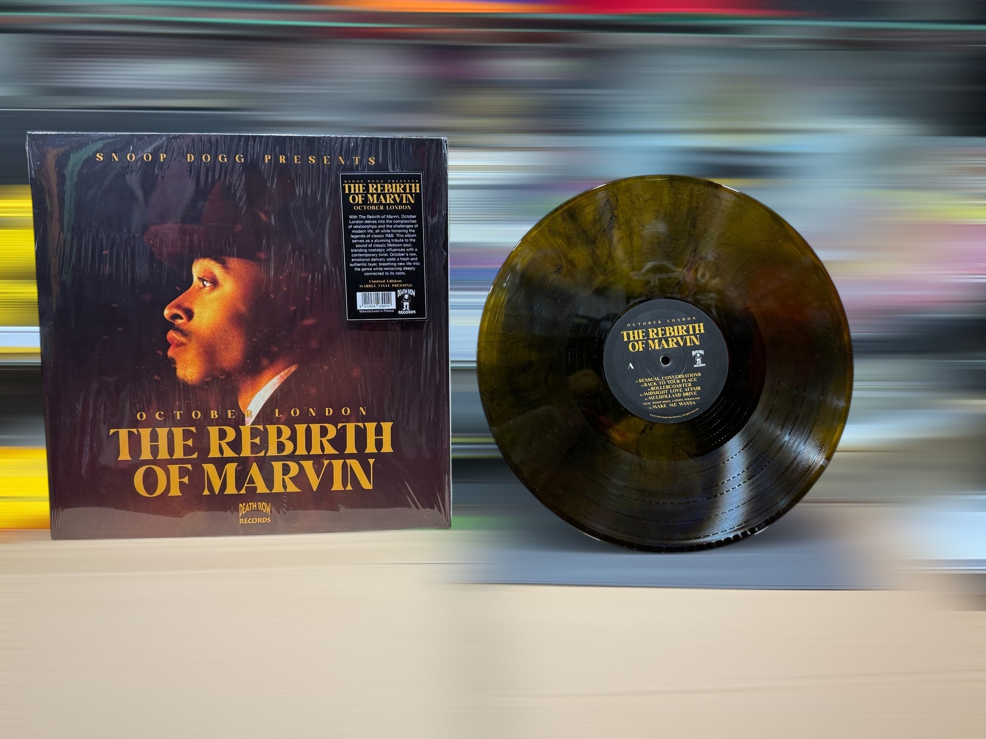 Snoop Dogg Presents: October London “ The Rebirth of Marvin” Marble Brown Variant Vinyl