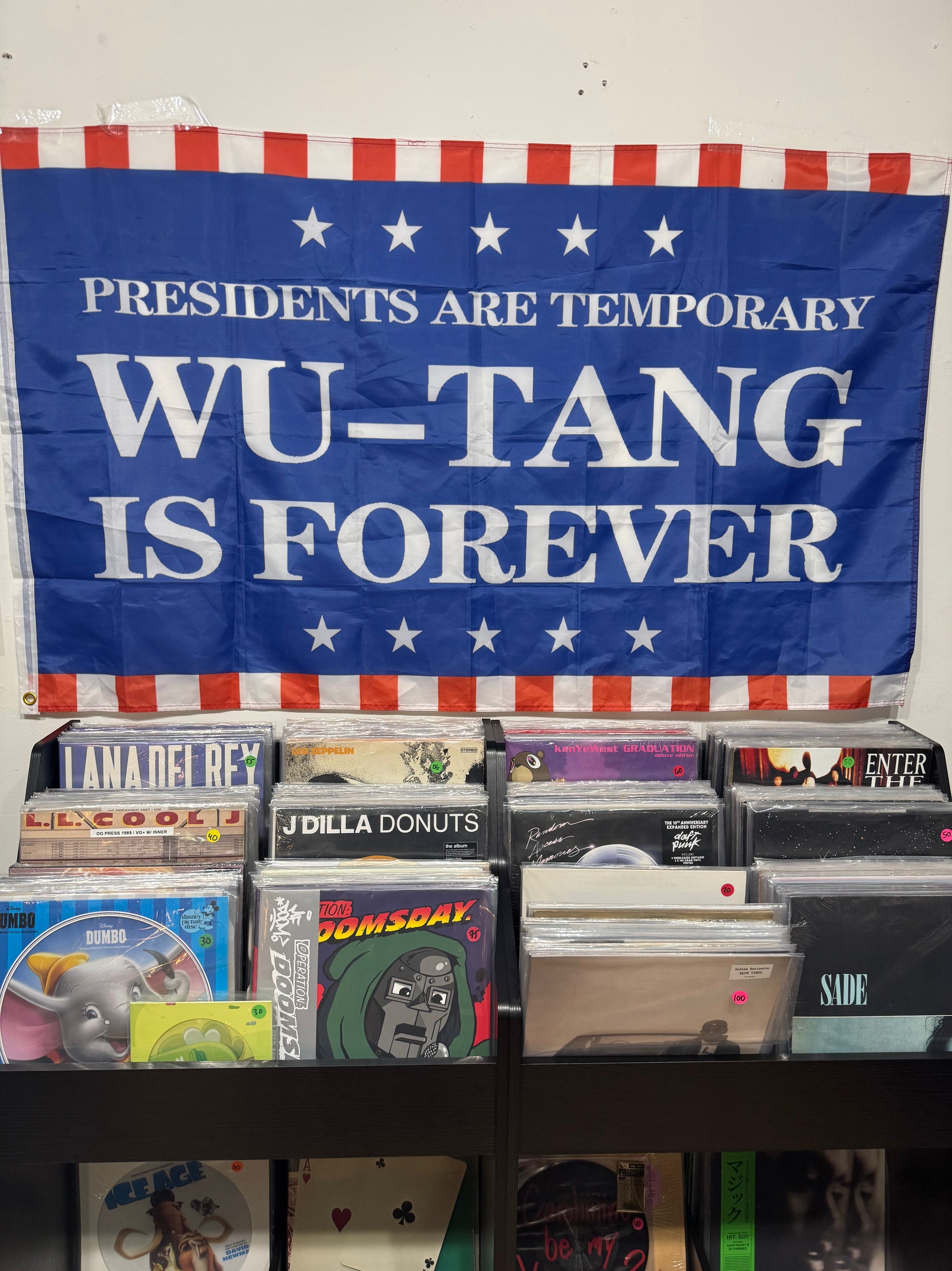 Presidents are temporary Wu-Tang is forever Flag