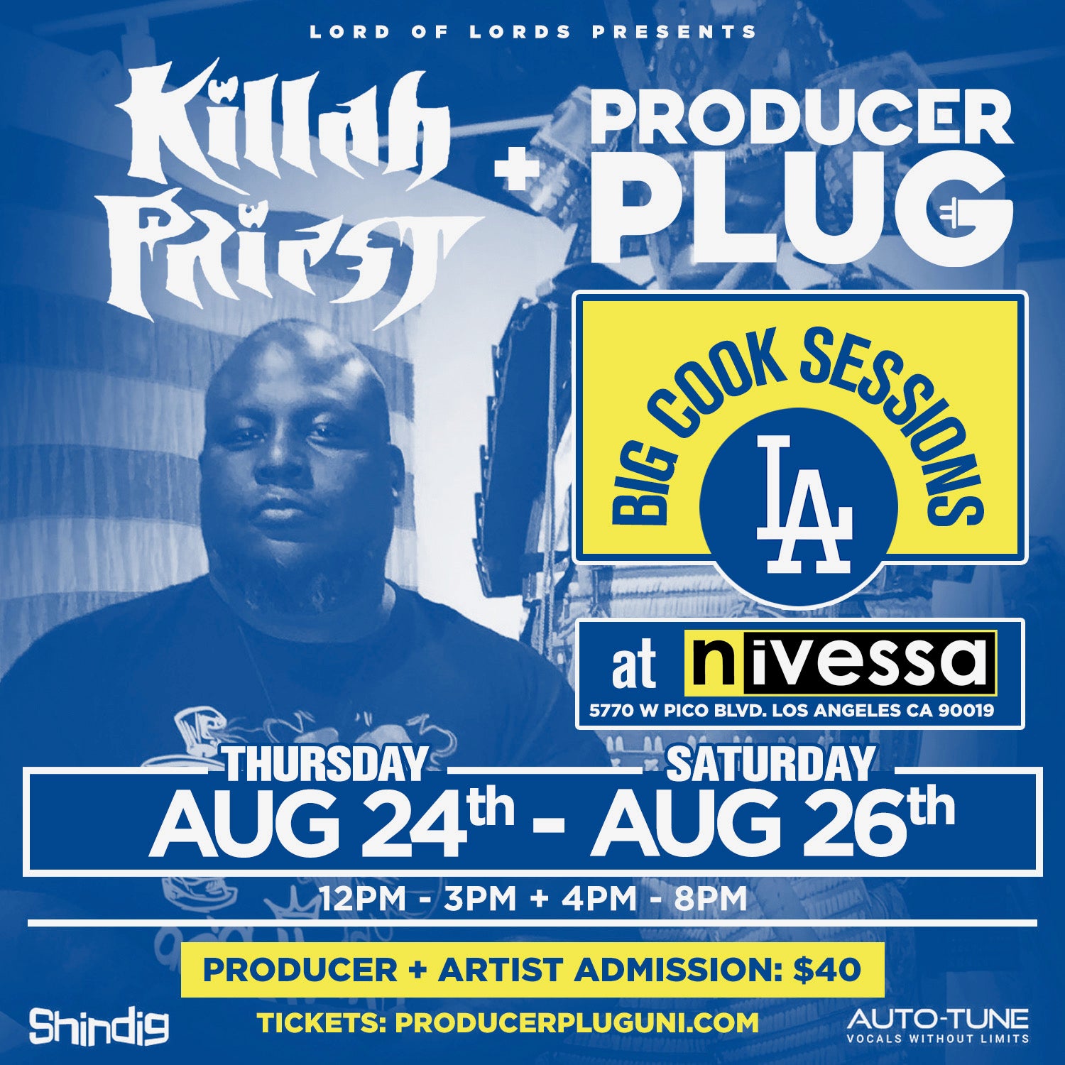 PRODUCERPLUG BIG COOK SESSION LA W KILLAH PRIEST