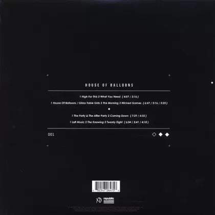 House Of Balloons - The Weeknd | LP