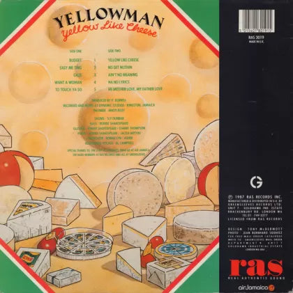 Yellow Like Cheese - Yellowman | LP