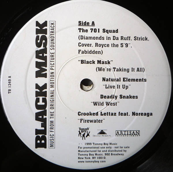 Black Mask - Music From The Original Motion Picture Soundtrack - Various Artists | LP