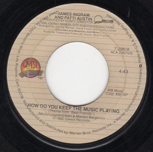 How Do You Keep The Music Playing - James Ingram; Patti Austin | Vinyl Record