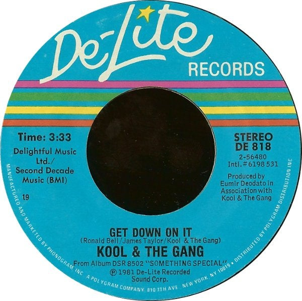 Get Down On It / Steppin' Out - Kool & The Gang | Vinyl Record