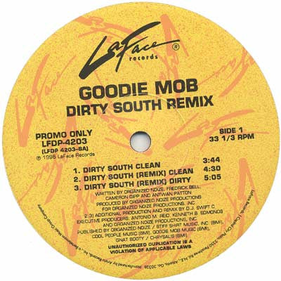 Dirty South / What Chu Know - Goodie Mob | Vinyl Record