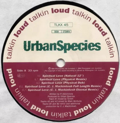 Spiritual Love - Urban Species