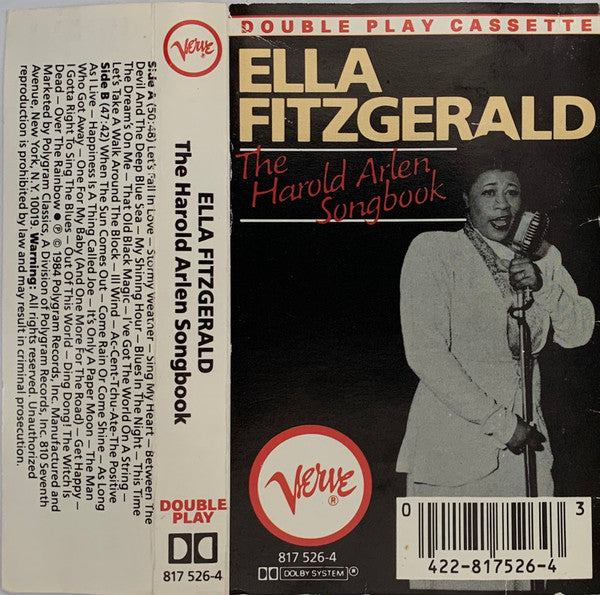 Sings The Harold Arlen Song Book - Ella Fitzgerald | Cassette