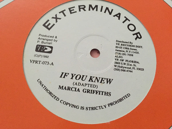 If You Knew / If You Knew - Marcia Griffiths; Marcia Griffiths; Sanchez | Vinyl Record