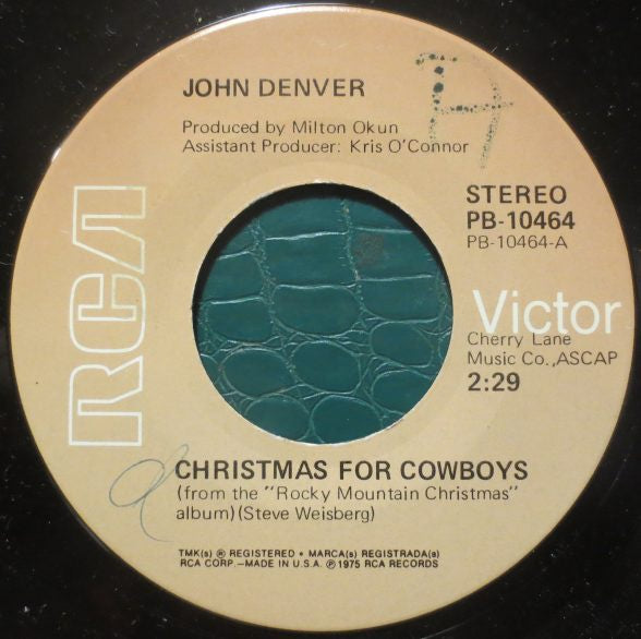 Christmas For Cowboys - John Denver | Vinyl Record