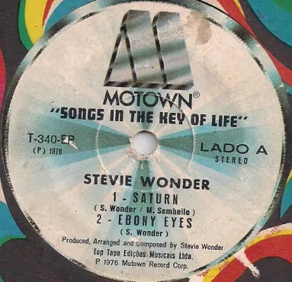 Saturn - Stevie Wonder | Vinyl Record (45)