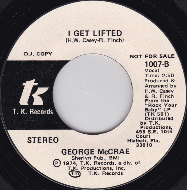 I Get Lifted - George McCrae | LP