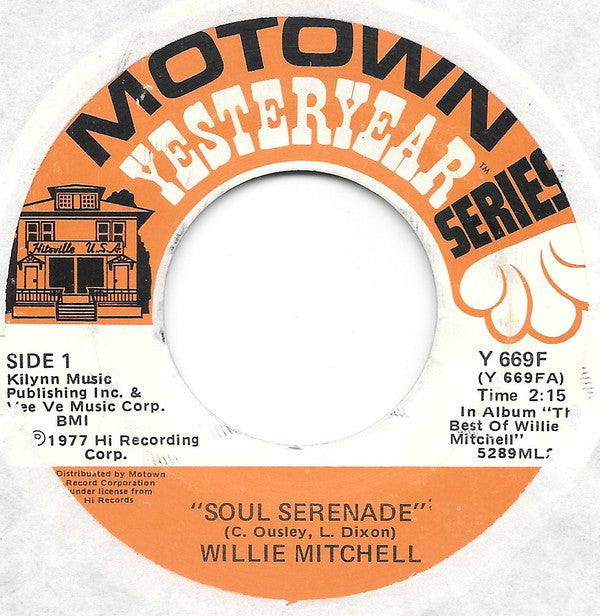 Soul Serenade / 20 - 75 - Willie Mitchell | LP
