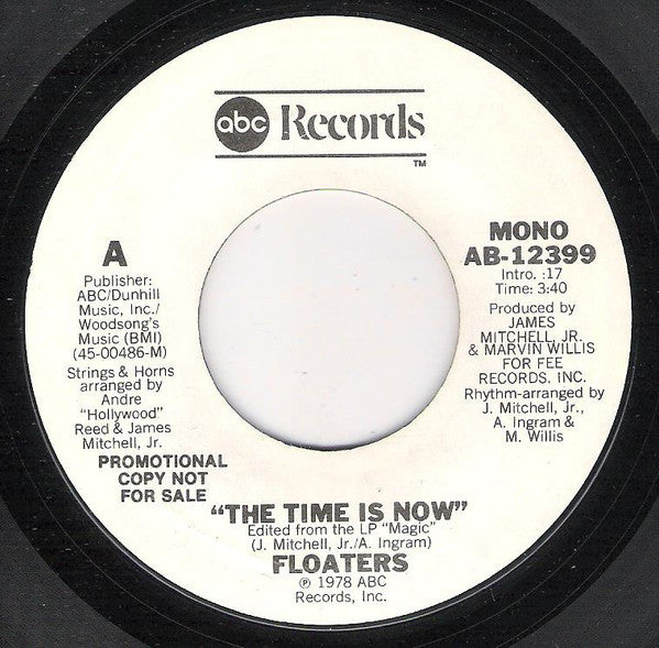 The Time Is Now - The Floaters | Vinyl Record