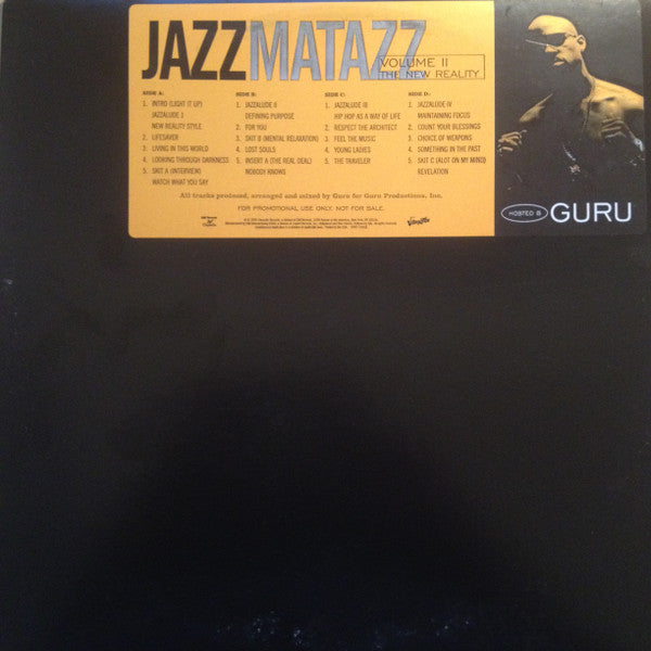 Jazzmatazz Volume II: The New Reality (OG/Promo) - Guru | Vinyl Record