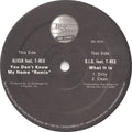 You Don't Know My Name "Remix" / What It Is - Alicia Keys; T-Rex; Notorious B.I.G.; T-Rex | Vinyl Record