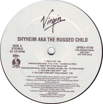Pass It Off - Shyheim; The Rugged Child | Vinyl Record
