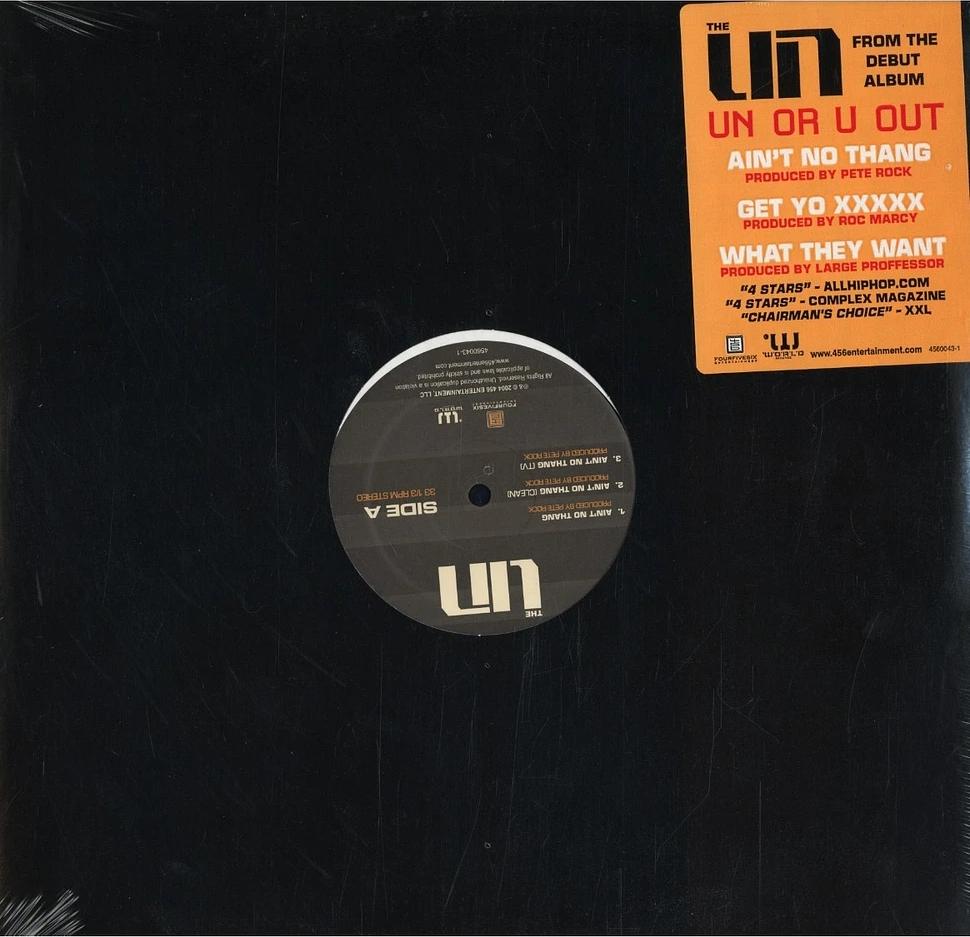 Ain't No Thang / Get Yo XXXXX / What They Want - The UN | LP