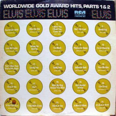 Worldwide Gold Award Hits, Parts 1 & 2 - Elvis Presley | LP