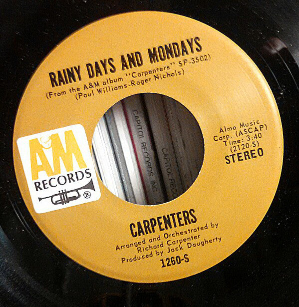 Rainy Days And Mondays / Saturday - Carpenters | Vinyl Record