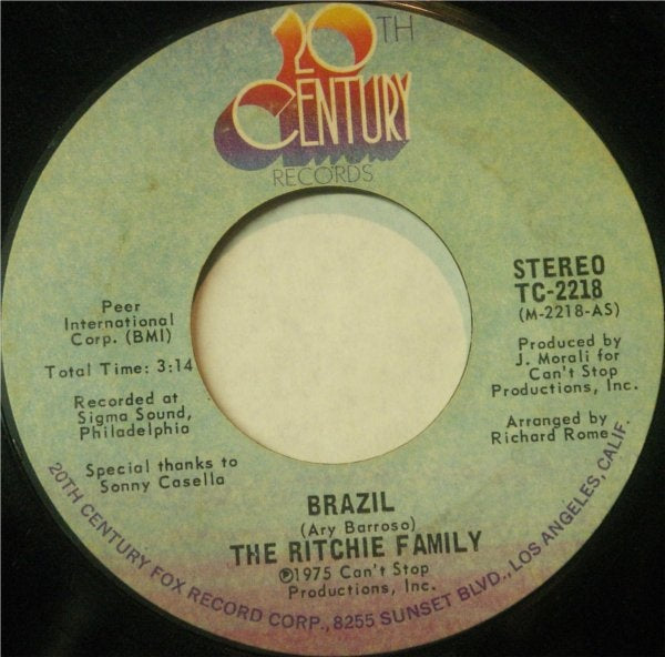 Brazil - The Ritchie Family | LP