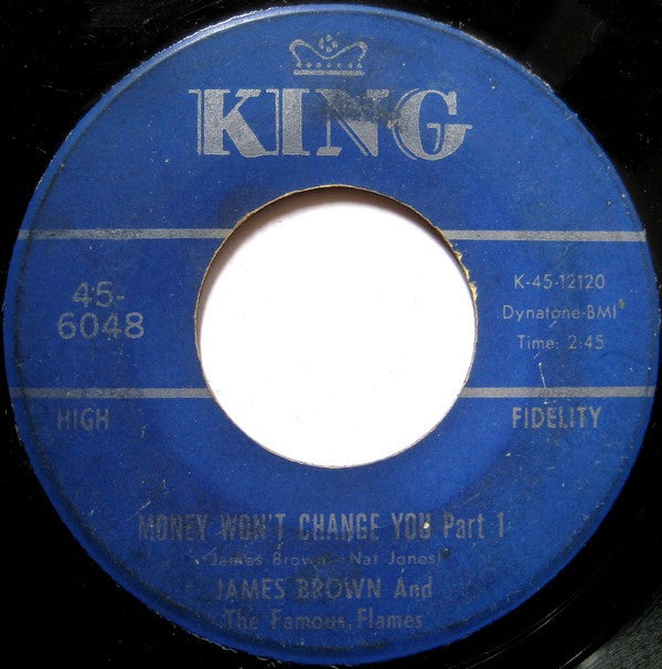 Money Won't Change You - James Brown & The Famous Flames | Vinyl Record