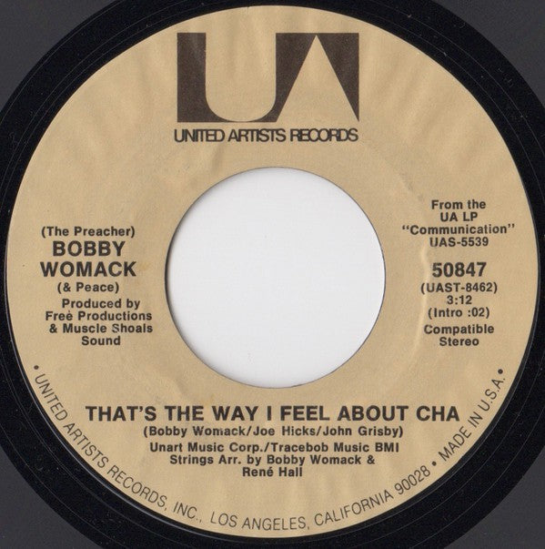 That's The Way I Feel About Cha - Bobby Womack | LP