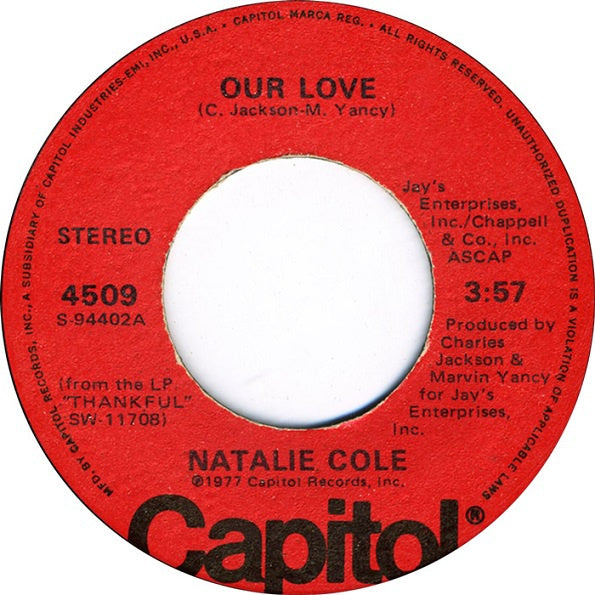 Our Love - Natalie Cole | Vinyl Record