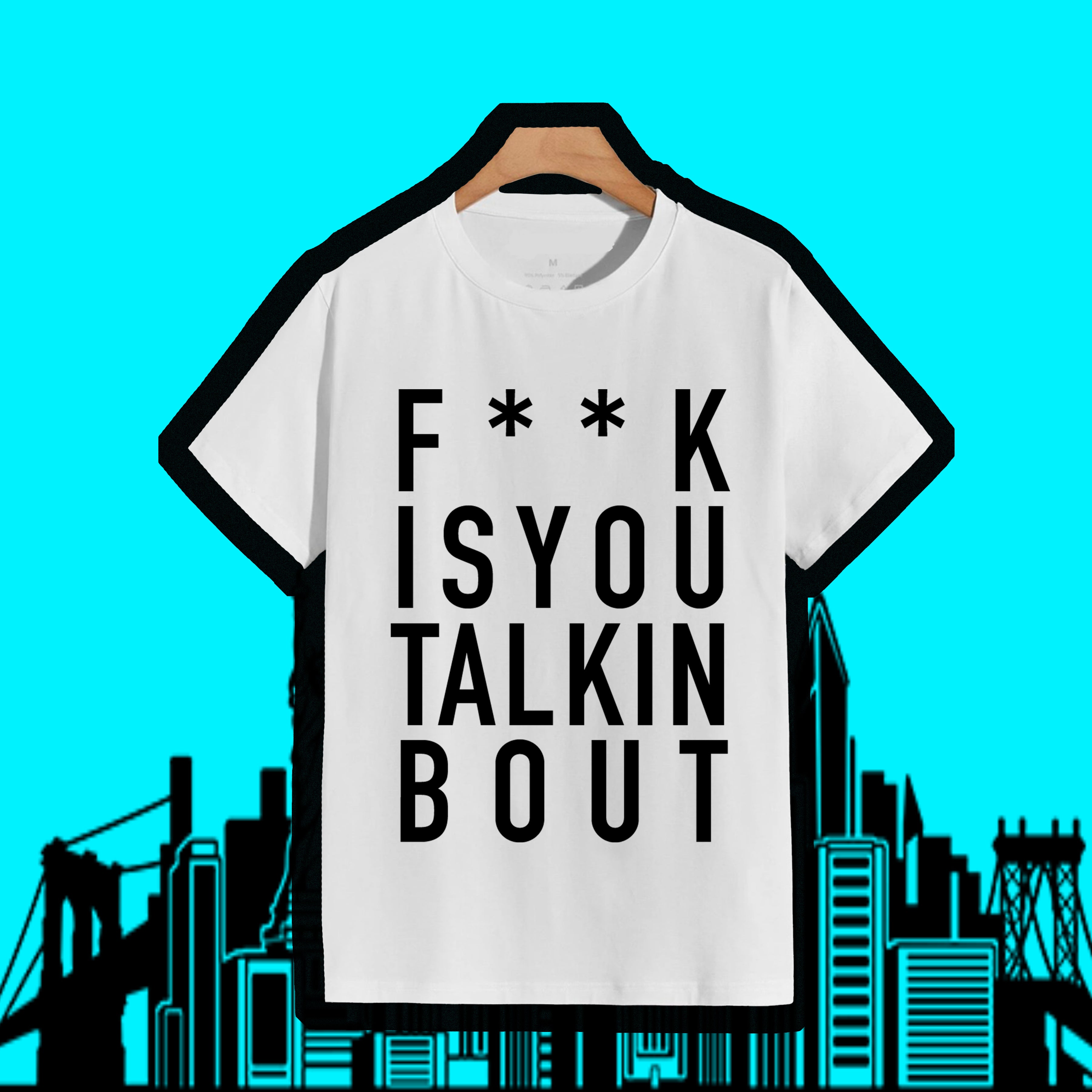 BIG BOO F**KISYOUTALKINBOUT BOOYORK (WHITE T-SHIRT)