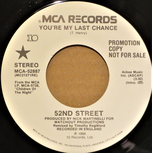 You're My Last Chance - 52nd Street | Vinyl Record