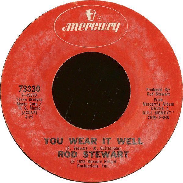 You Wear It Well / True Blue - Rod Stewart | LP