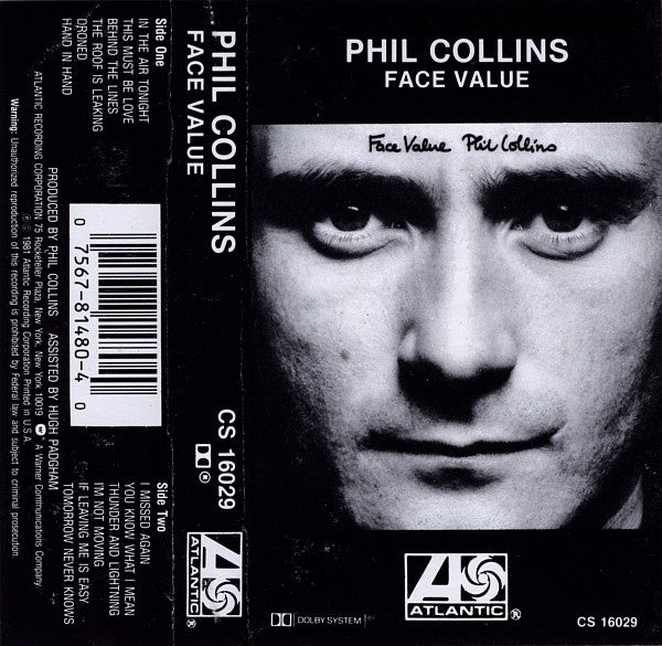 Face Value - Phil Collins | Cassette