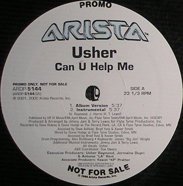 Can U Help Me - Usher | Vinyl Record