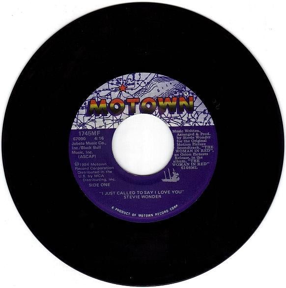 I Just Called To Say I Love You - Stevie Wonder | LP