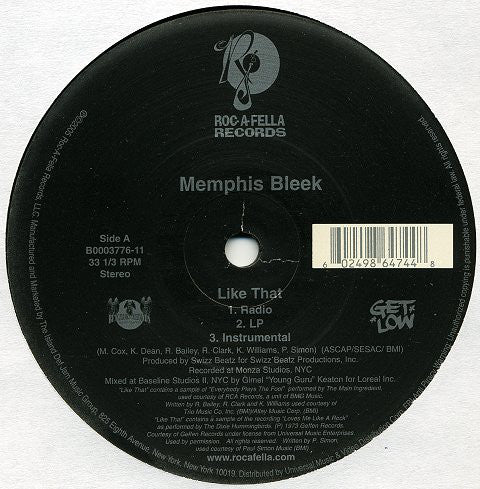 Like That - Memphis Bleek | LP