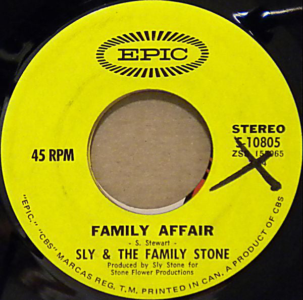 Family Affair / Luv N' Haight - Sly & The Family Stone | LP