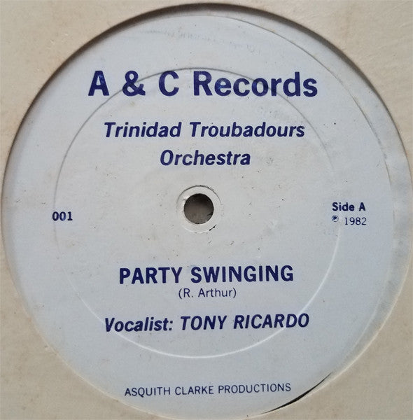 Party Swinging / Calypso Medley - The Trinidad Troubadours Band | LP