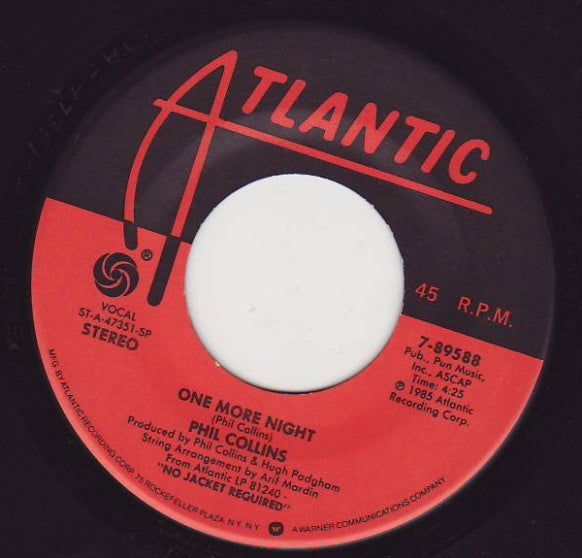 One More Night - Phil Collins | Vinyl Record