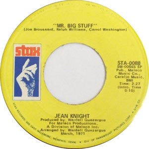 Mr. Big Stuff / Why I Keep Living These Memories - Jean Knight | Vinyl Record