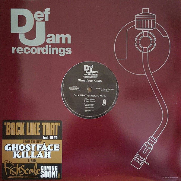 Back Like That - Ghostface Killah | Vinyl Record