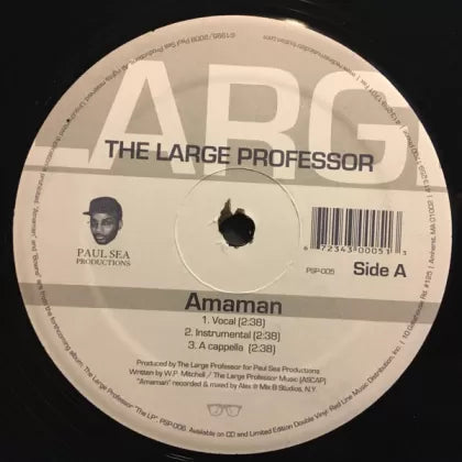 Amaman / Bowne (Signed) - Large Professor | Vinyl Record