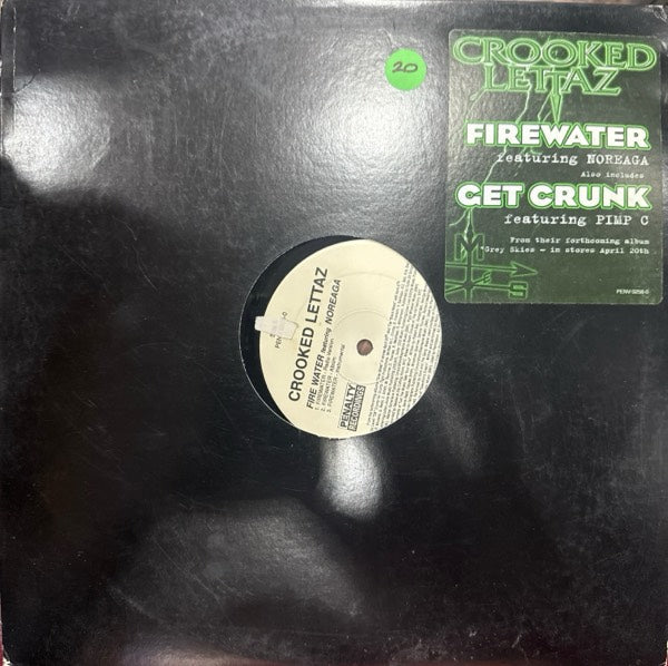 Firewater / Get Crunk - Crooked Lettaz | Vinyl Record