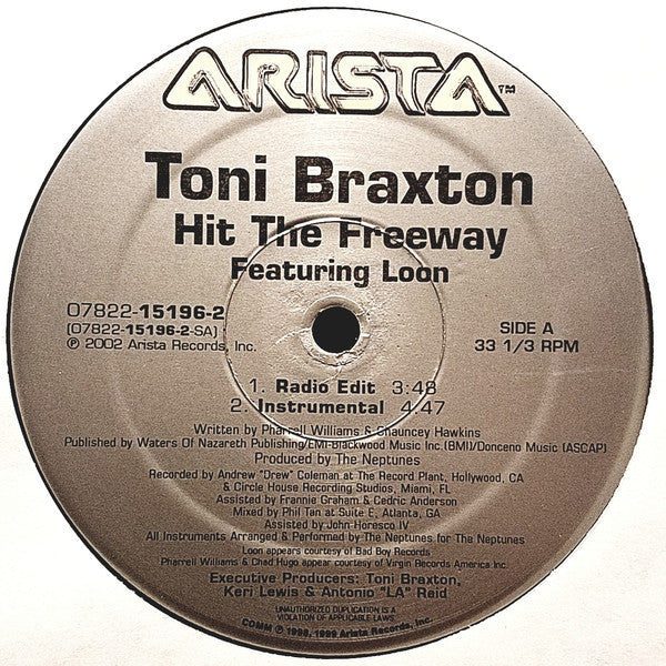 Hit The Freeway - Toni Braxton | Vinyl Record
