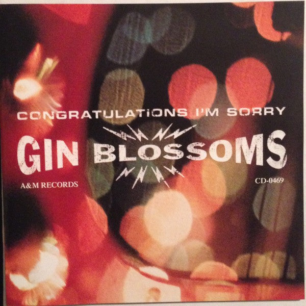Congratulations I'm Sorry - Gin Blossoms | CD