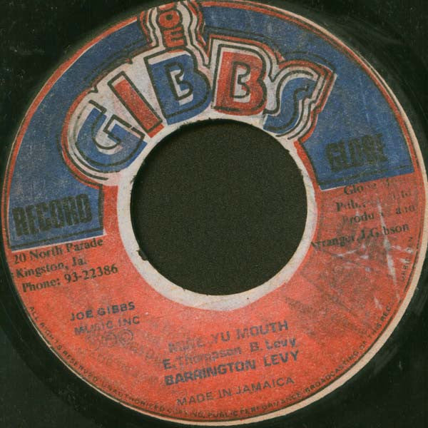 Mine Yu Mouth - Barrington Levy | Vinyl Record