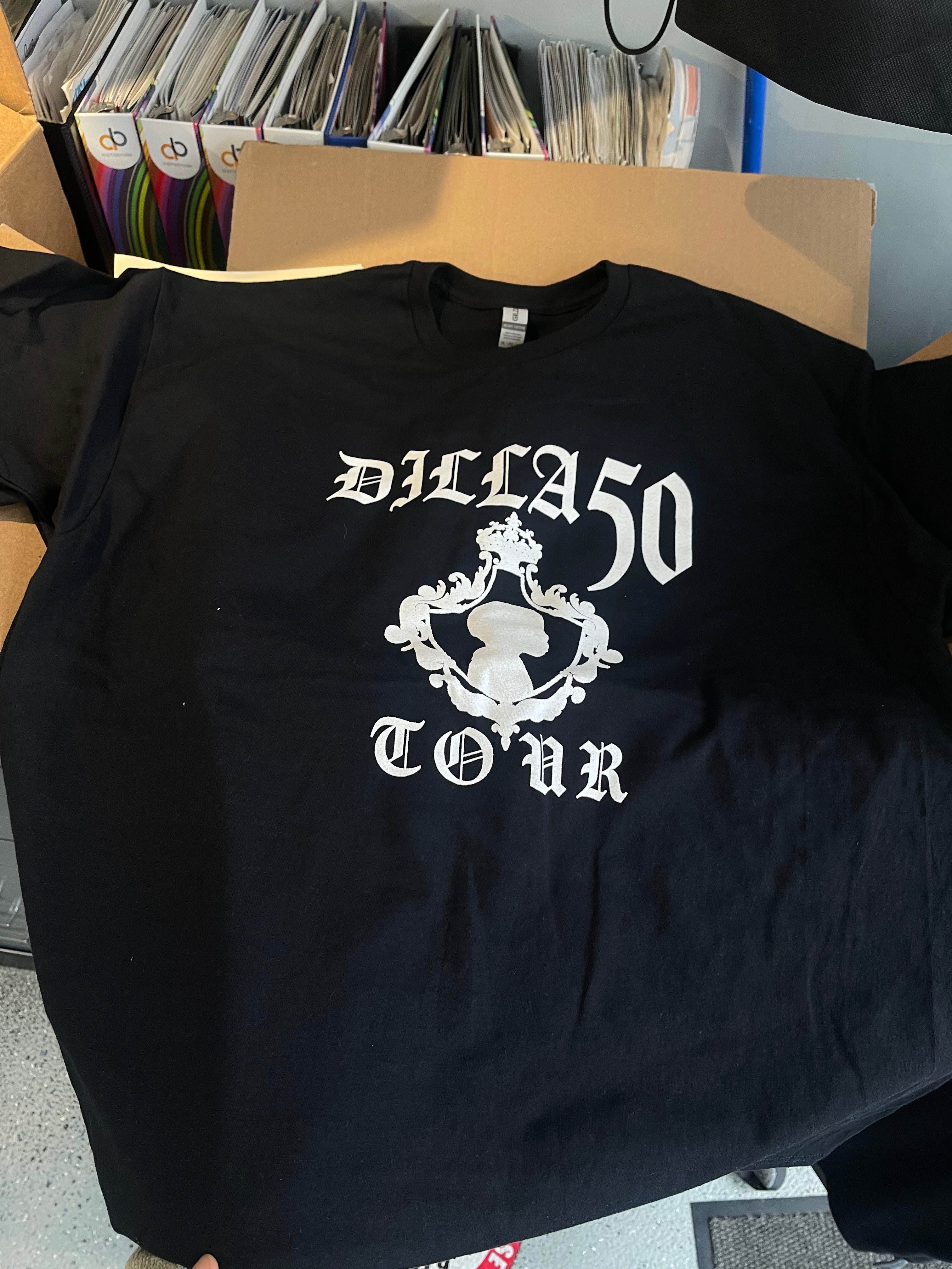 DILLA 50 BLACK T SHIRTS