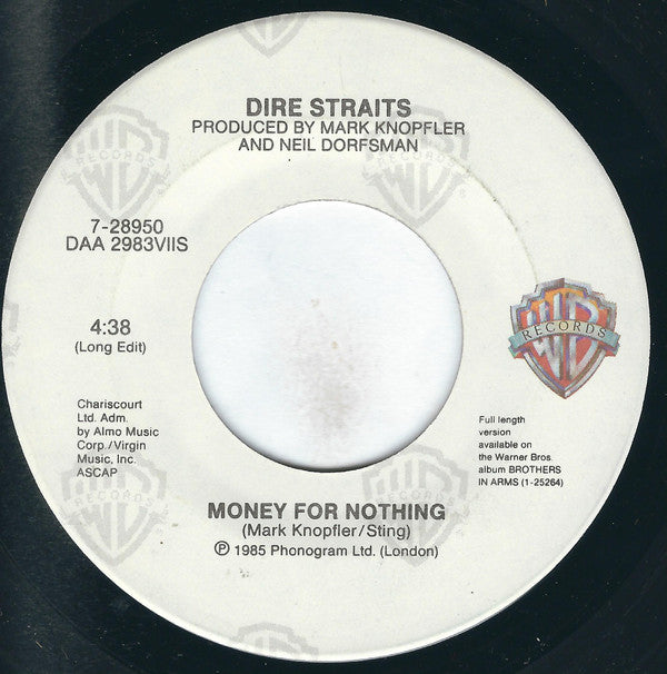 Money For Nothing - Dire Straits | Vinyl Record
