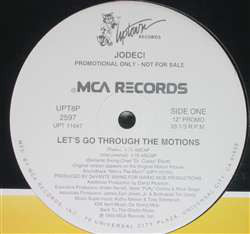 Let's Go Through The Motions - Jodeci | Vinyl Record