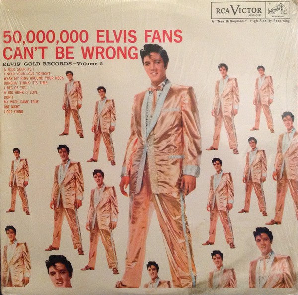 50,000,000 Elvis Fans Can't Be Wrong (Elvis' Gold Records, Vol. 2) - Elvis Presley | LP
