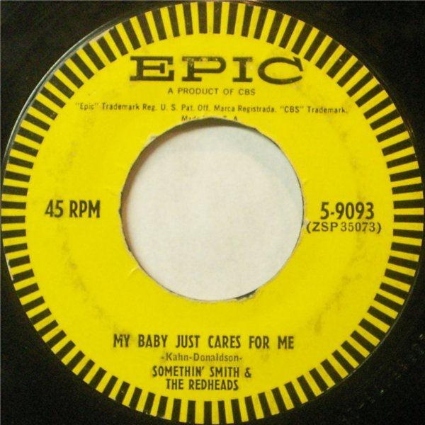 It's A Sin To Tell A Lie / My Baby Just Cares For Me - Somethin' Smith & The Redheads | LP