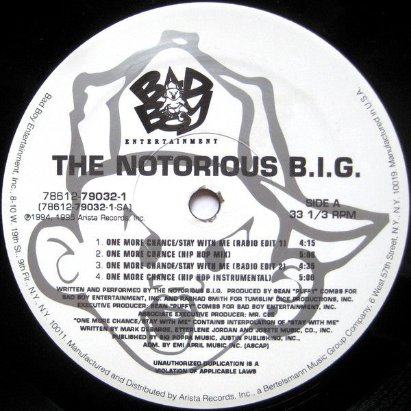 One More Chance - Notorious B.I.G. | Vinyl Record
